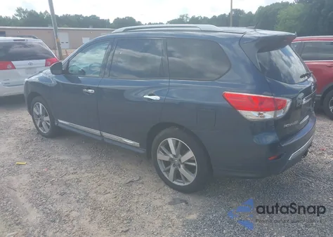 2013 Nissan Pathfinder Platinum from USA, damaged, VIN 5N1AR2MM4DC624600